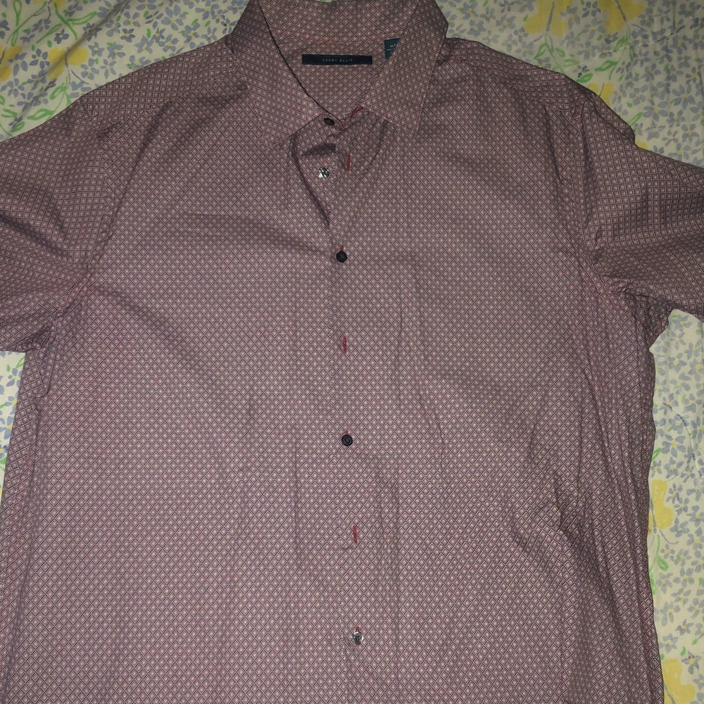 Perry Ellis Button down short sleeve